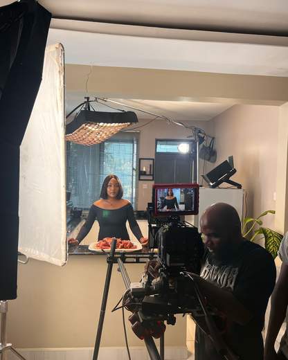 Kitchen commercial shoot