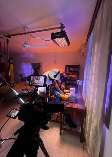 Narrative lighting setup